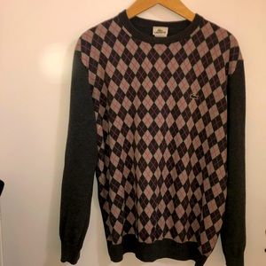 🎩🎩Men’s size 5 Lacoste argyle sweater.